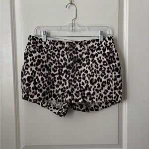 Old Navy High Waist Leopard Print Shorts